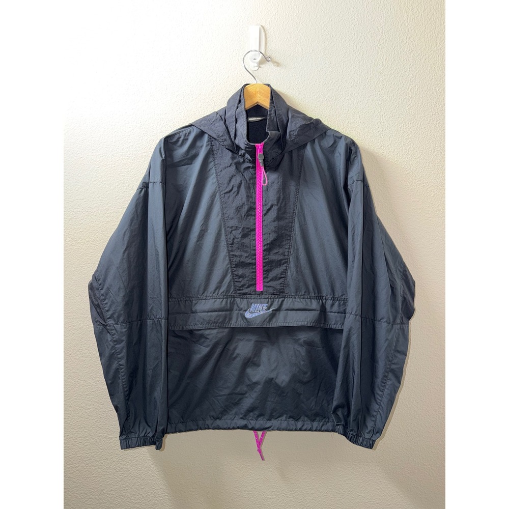 Women's Nike Quarter Zip Windbreaker Hoodie Size Medium